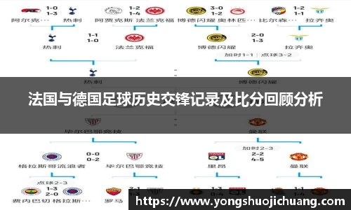 法国与德国足球历史交锋记录及比分回顾分析